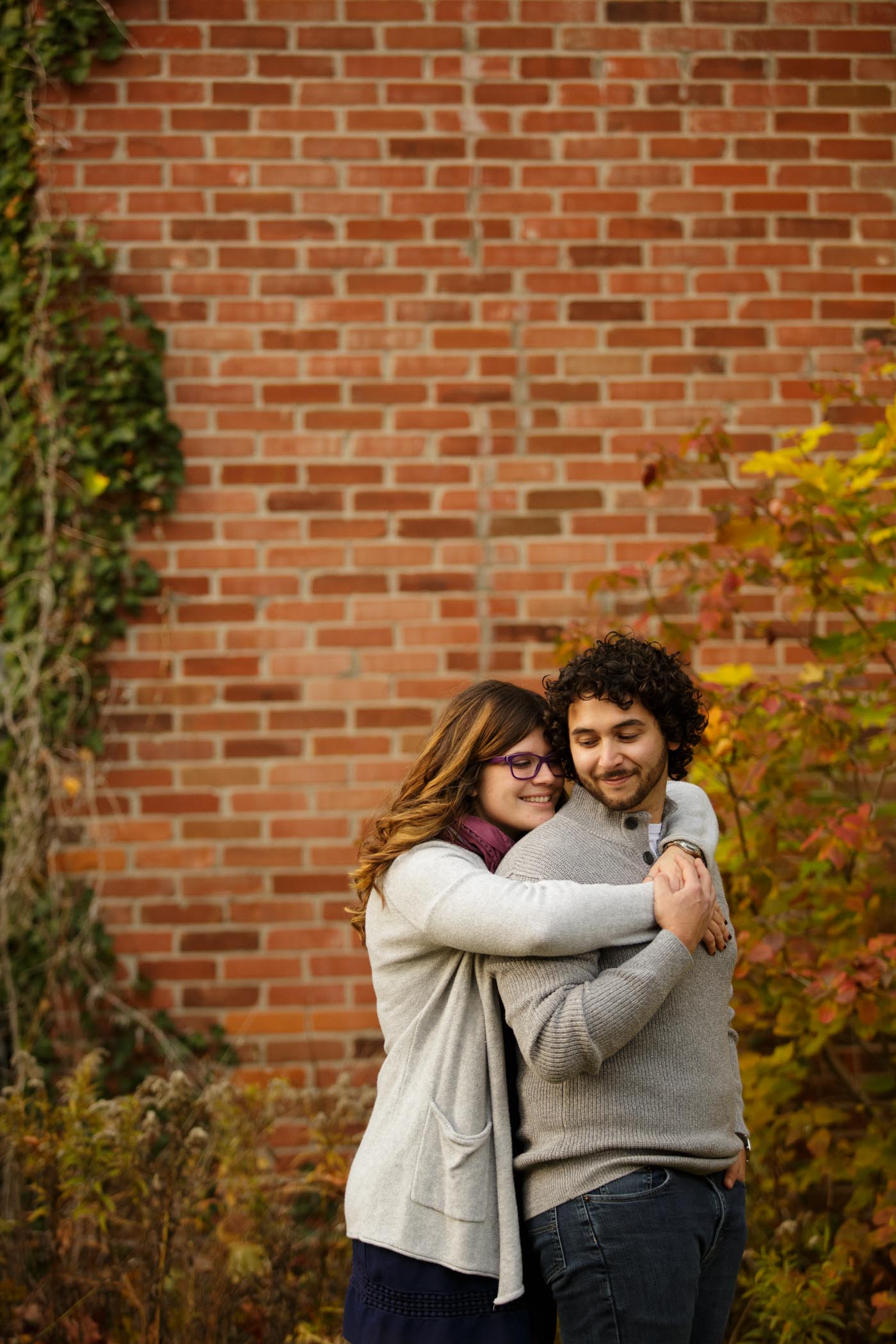 Becky + Brandon Brick wall